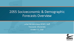 NYMTC_2055SED Forecast_Presentation NYMTC_2055SED Forecast_Presentation